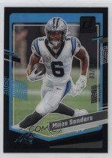 2023 Panini Clearly Donruss Black /10 Miles Sanders #9 7rv