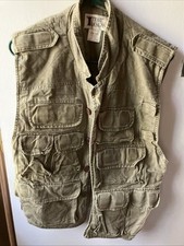 Trail Design Vest M Faded Green Vintage 100 Cotton