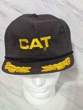 CAT Vintage Michigan Collector's Series Made In USA Trucker Cap Size OS Fits...