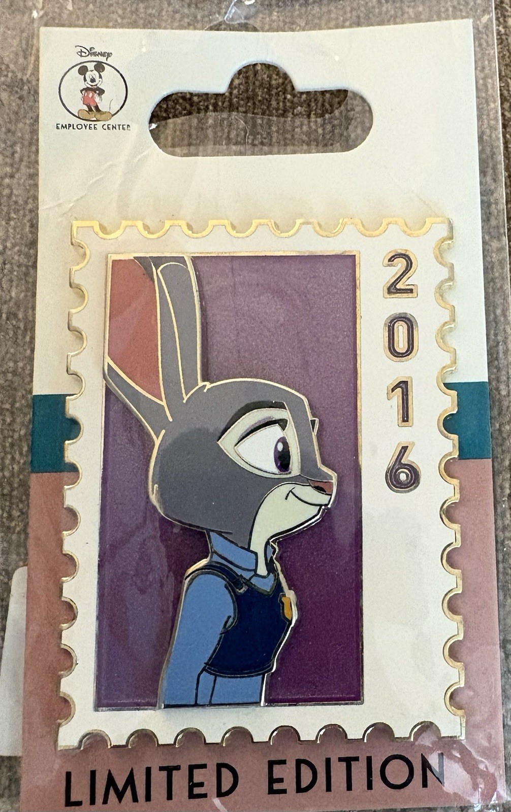 Judy Hopps - Zootopia- Disney DEC TWDC Animal Stamps LE 250