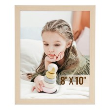 TWING 8x10 Wood Picture Frames,Hanging Nature Frames with Mat for Gallery Wal...