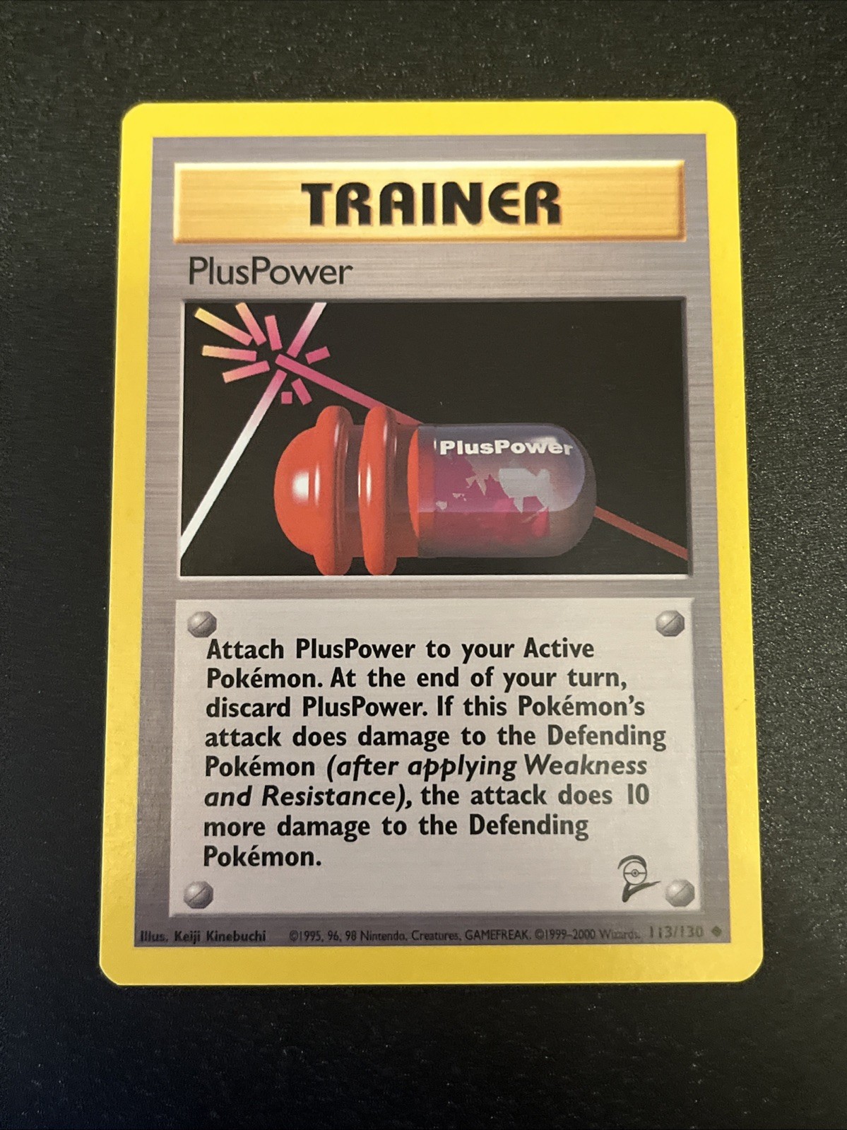 PlusPower 113/130 WOTC Vintage Pokémon | Base Set 2 Pokemon TCG (2)