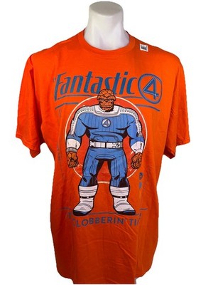 Marvel Fantastic Four The Thing Retro Graphic Tee Size XXL