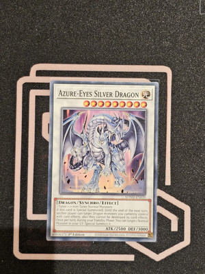 YuGiOh Azure-Eyes Silver Dragon SDWD-DE039 Common 1. Auflage