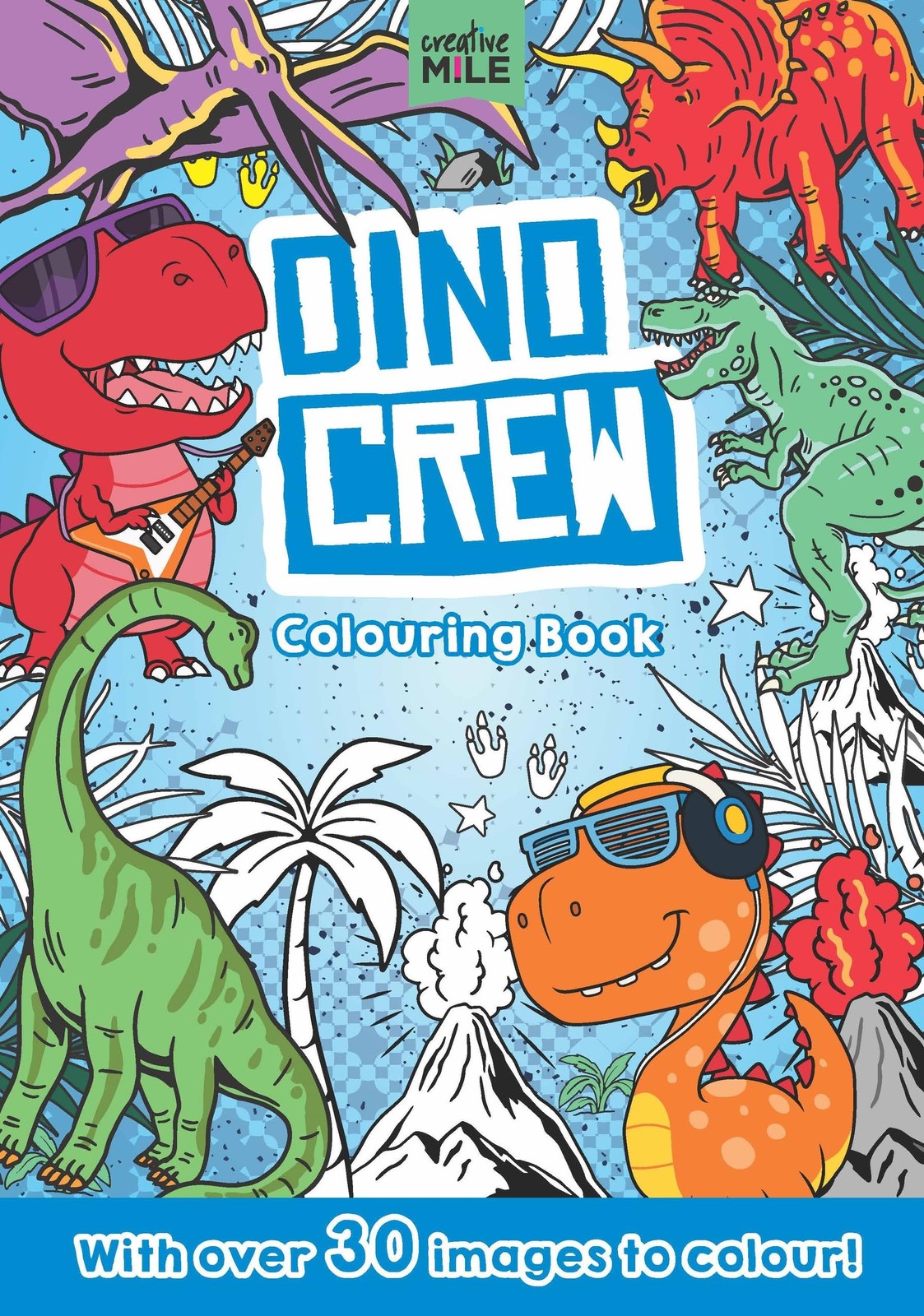 Dino Crew: Colouring Book.by Mile, Mile,  New 9781923286733 Fast Free Shipping**
