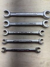 Vintage Craftsman Usa 5pc Metric Flare Nut Line Wrench Set -v-va- 9mm-21mm
