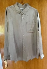 Satin Hemd in Beige von Weekday in Größe L