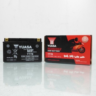 sla yuasa batterie für motorrad yamaha 250 tt-r 1996 bis 2005 yt7b / 12v 6.8ah