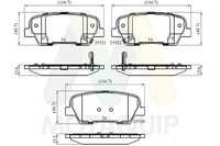 Motaquip Bremsbelagsatz Scheibenbremse LVXL1680 FüR Hyundai Santa FÉ 2 CM 3 DM 6