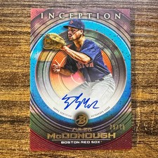 2022 Bowman Inception Tyler McDonough #PA-TM Fuschia Auto #25/75 Boston Red Sox