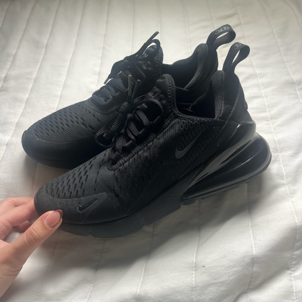 Nike Air Max 270 Triple Black AH6789-006 Women's Athletic Sneakers