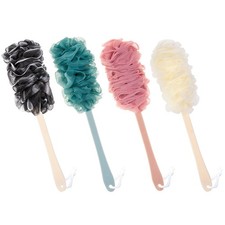 Back Scrubber for Shower,Loofah Long Handle Bath Body Brush,Soft Nylon Mesh S...