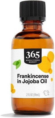 Unscented Frankincense Oil in Jojoba - 2 Oz for Relaxation & Well-Being