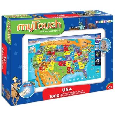 Zanzoon Interactive USA Map Game Explore States Capitals Educational Travel