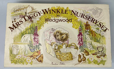 Wedgwood Beatrix Potter Mrs Tiggy Winkle porcelain nursery set of 3 pieces NIB