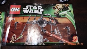 LEGO Star Wars 75016 Homing Spider Droid + 7681 and 75015 NOT COMPLETE