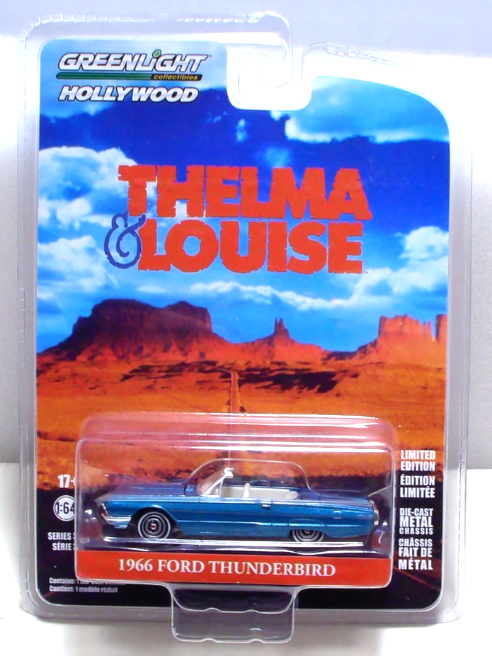 Greenlight Hollywood Thelma & Louise 1966 Ford Thunderbird 1:64 Diecast