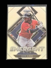 2022 Panini Prizm - Emergent Ozzie Albies #E-3 Silver Prizm