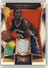 2016-17 Panini Select Rookie Swatches Tie-Dye Prizm 16/25 Cheick Diallo #6 0f21