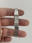 Working Vintage Seiko Womens Silver Watch 1520-3709 Manual Wind 12mm Fit Runs!