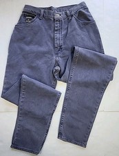 Wrangler Jeans Purple High Waist Denim Mom Jeans Womens Size 12 28x33 Vintage