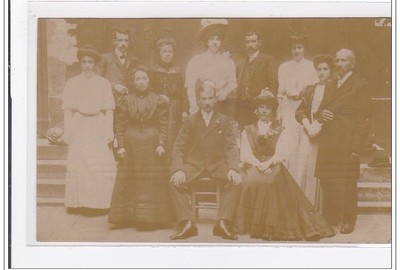 PARIS: characters rue de Naples (photo card) - very good condition