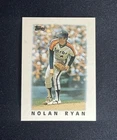 1986 Nolan Ryan Topps League Leader Minis #43 Baseball Card Houston Astros HOF