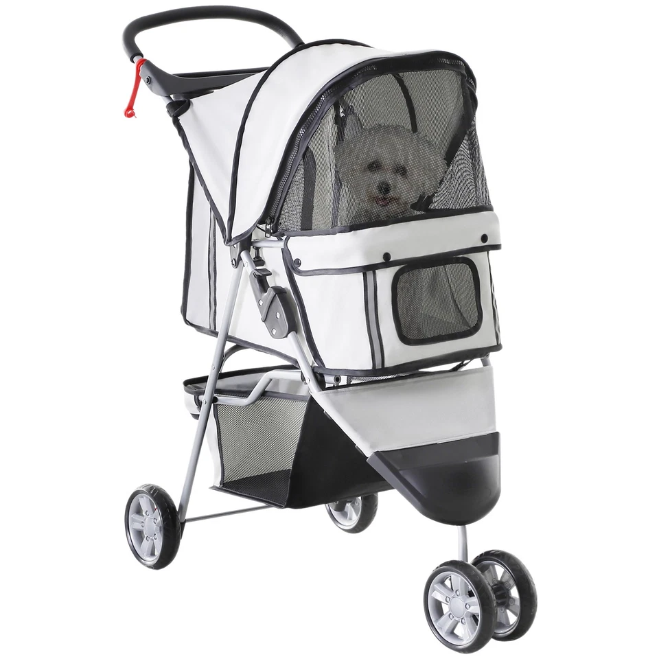 Hundewagen Hundebuggy klappbar für Hunde & Katzen bis 10 kg Katzenbuggy - Bild 4 von 4
