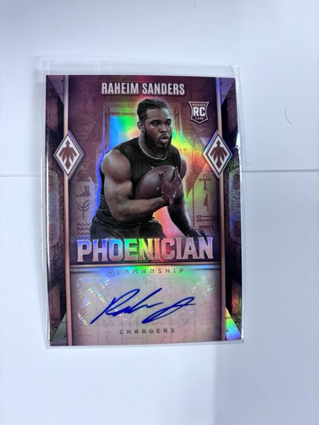 Panini Phoenix 2025 - Penmanship fenicia Raheim Sanders #PHP-RSS (AU, RC)