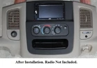 Double Din Frame Bezel Panel Radio Mount Kit Fits 2002 2003 2004 2005 Dodge Ram