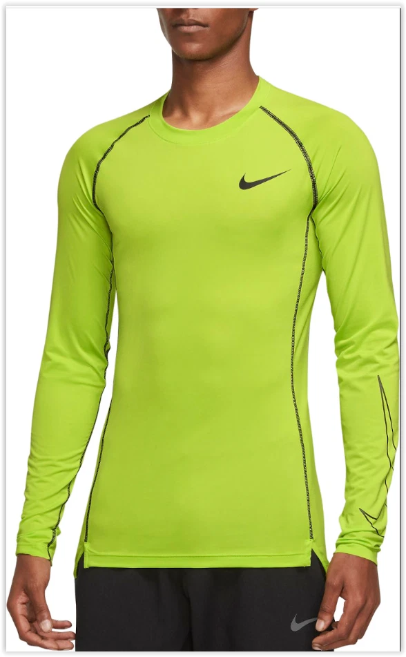 nike pro slim fit long sleeve