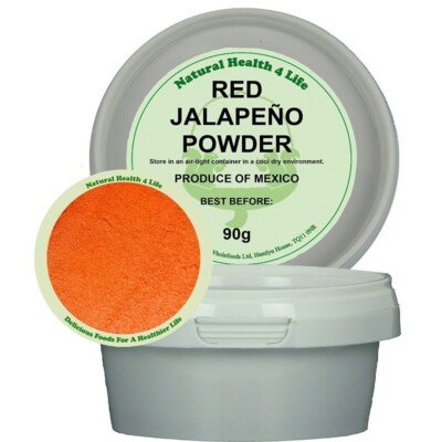 Mexikanisches rotes Jalapeño Pulver 90g authentischer Chilischote Geschmack für Ihre Gerichte