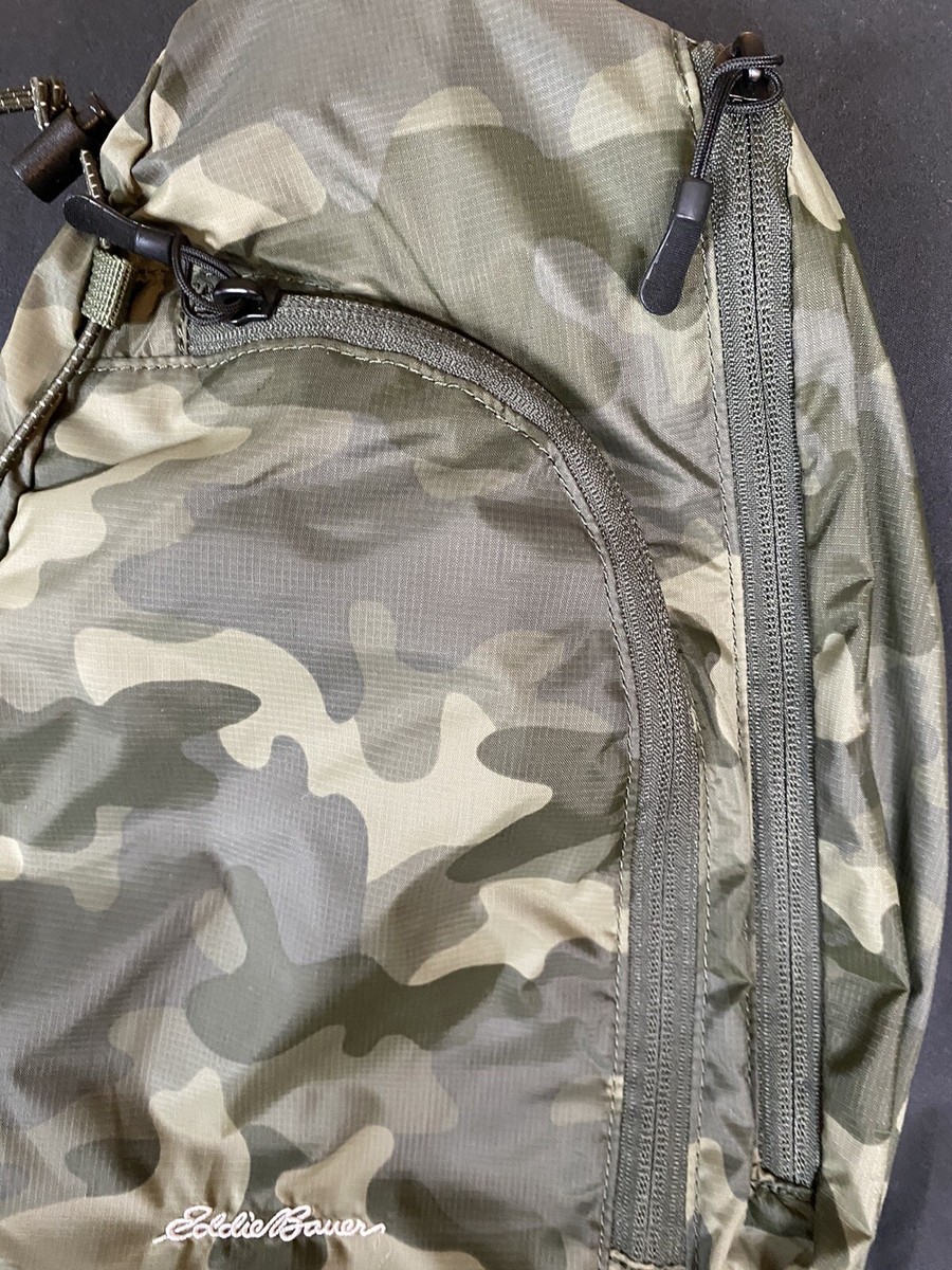 Eddie Bauer RIPSTOP SLING PACK CAMO onesize NWT
