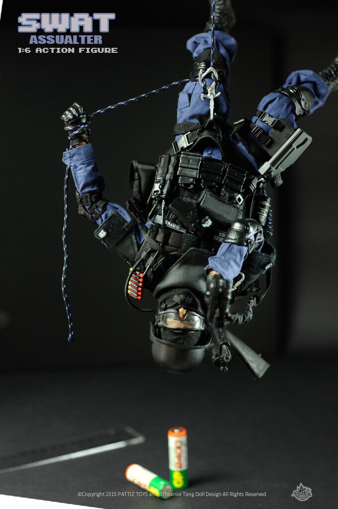 【ウェイン】1/6 SWATとnight ops jumper 2体セット 1/6 SWAT Team Assaulter Attacker Action Figure NX01