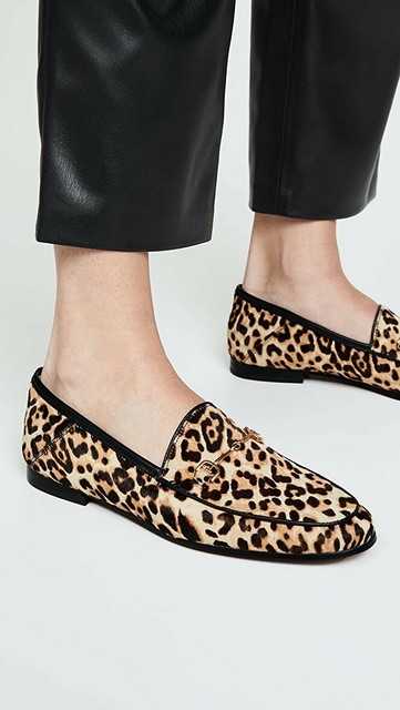 sam edelman leopard loafers