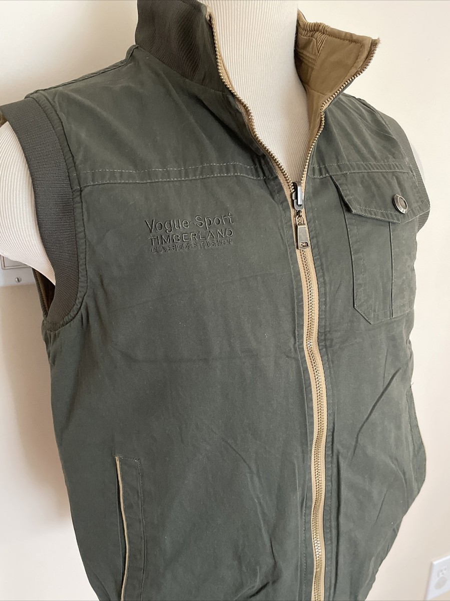 VOGUE SPORT New Men's full zip Reversible Pockets Sleeveless VOGUE SPORT New Men's full zip Reversible Pockets Sleeveless