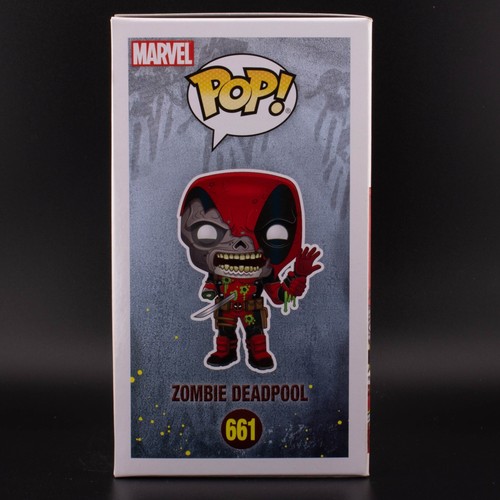 Funko Pop! Vinilo: Marvel - Zombie Deadpool #661 con protector - Imagen 2 de 6