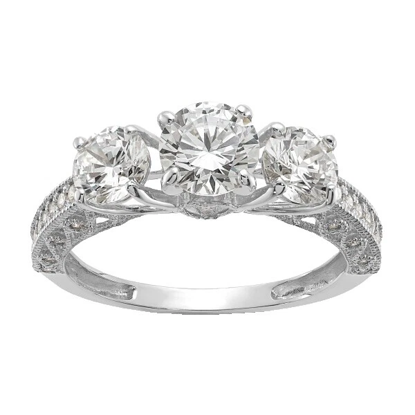 White Band Fashion Rings