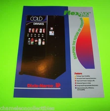 FLEX PAK 3000 By DIXIE-NARCO 1996 ORIG  SODA COLD DRINK VENDING MACHINE FLYER