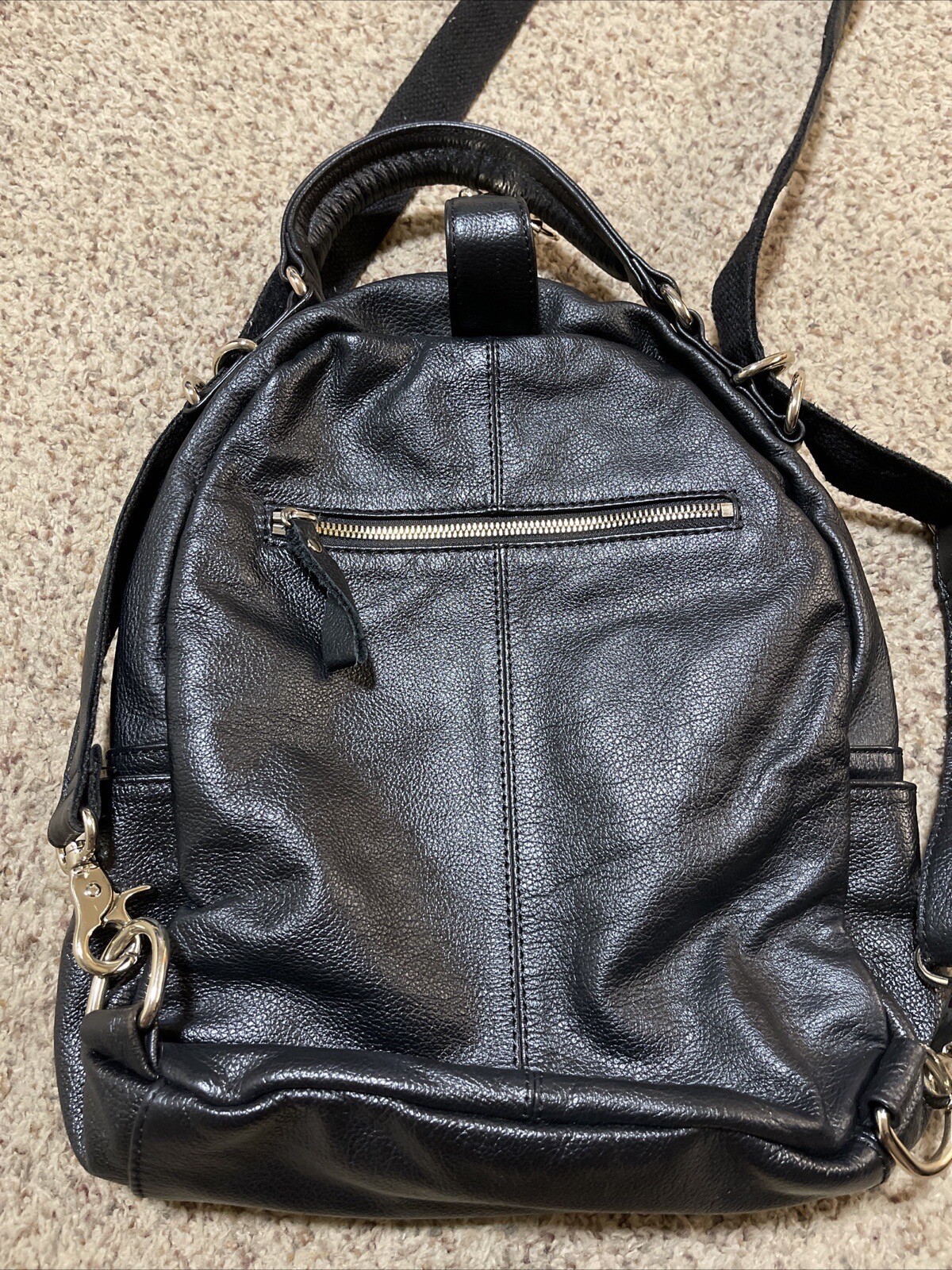 Ameri Leather Backpack Black Color - image 14