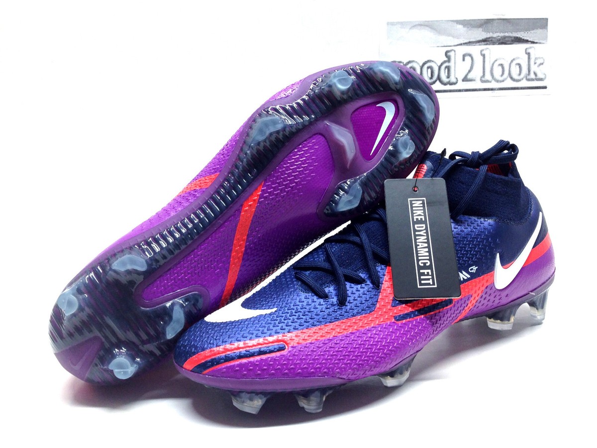 ナイキ メンズ サッカースパイク Nike Phantom GT2 Elite DF FG - College Navy/White/Vivid Purple Size 11 - Nike Phantom GT2 DF Elite FG Vivid Purple for sale