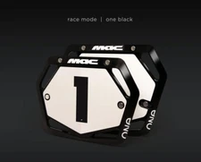 MAC ONE BMX PRO NUMBER PLATE - BLACK