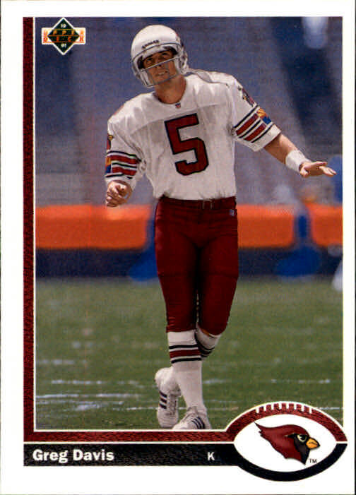 1991 Upper Deck #591 Greg Davis RC - NM