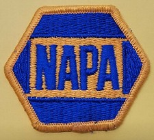 Vintage Napa Auto Parts Store Racing NASCAR Sew Hat Patch Retro Style