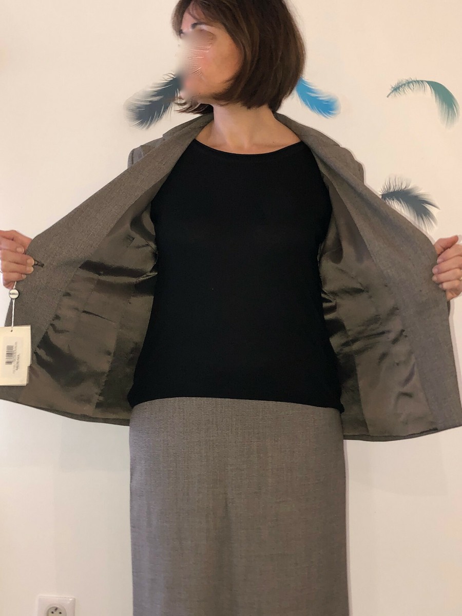 Jupe Droite MARELLA Taille 42 En Viscose écru - Neuve Avec étiquettes, Valeur 165€