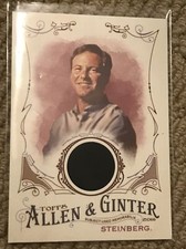 2016 Topps Allen & Ginter Leigh Steinberg Agent Memorabilia Relic Card
