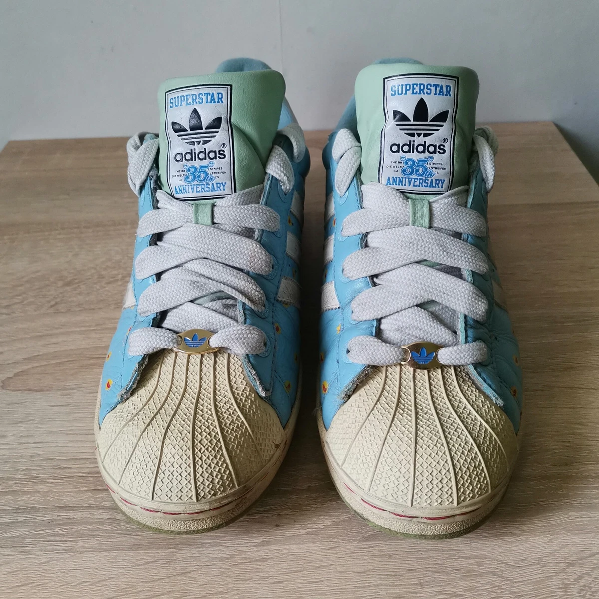 RARE Adidas Superstar 35th Anniversary Limited Edition I ❤️ Buenos Aires  Sz-9.5