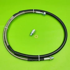 New Front Braided Brake Hose Line For SUZUKI RM125 1984 1985 1986 1987 1988