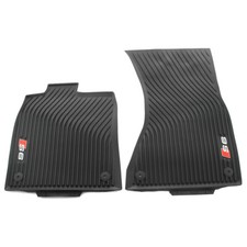Gummi Fußmatten vorn Original Audi S6 C7 4G schwarz Allwettermatten 2er Satz OEM