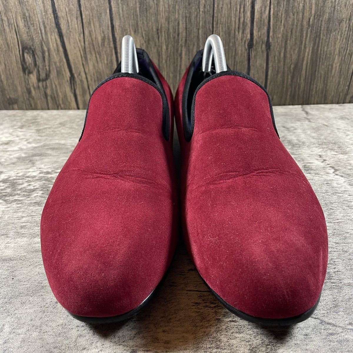 Duke + Dexter Stealth Red Mens Loafers Slip On Size UK 11  display picture 1